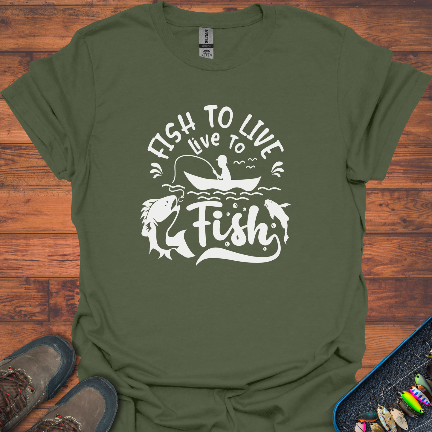 Live To Fish T-Shirt