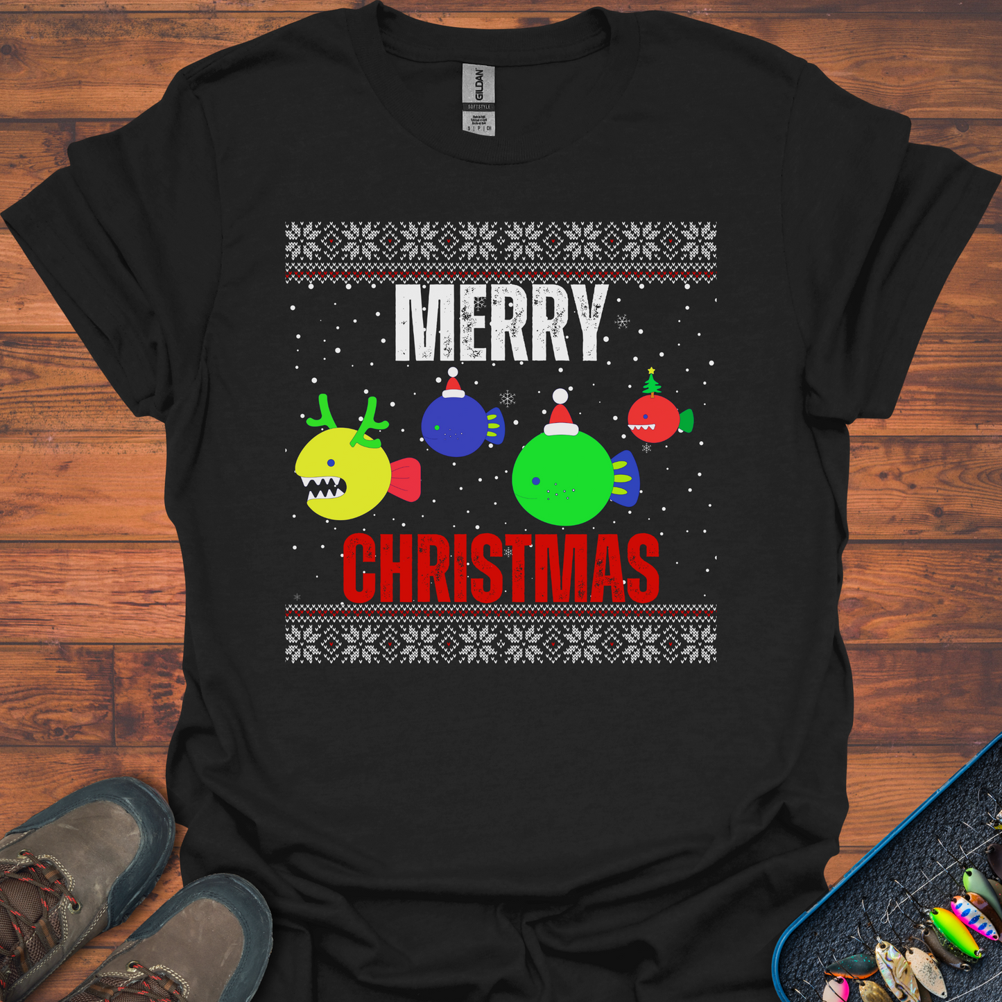 Merry Christmas Fish T-Shirt