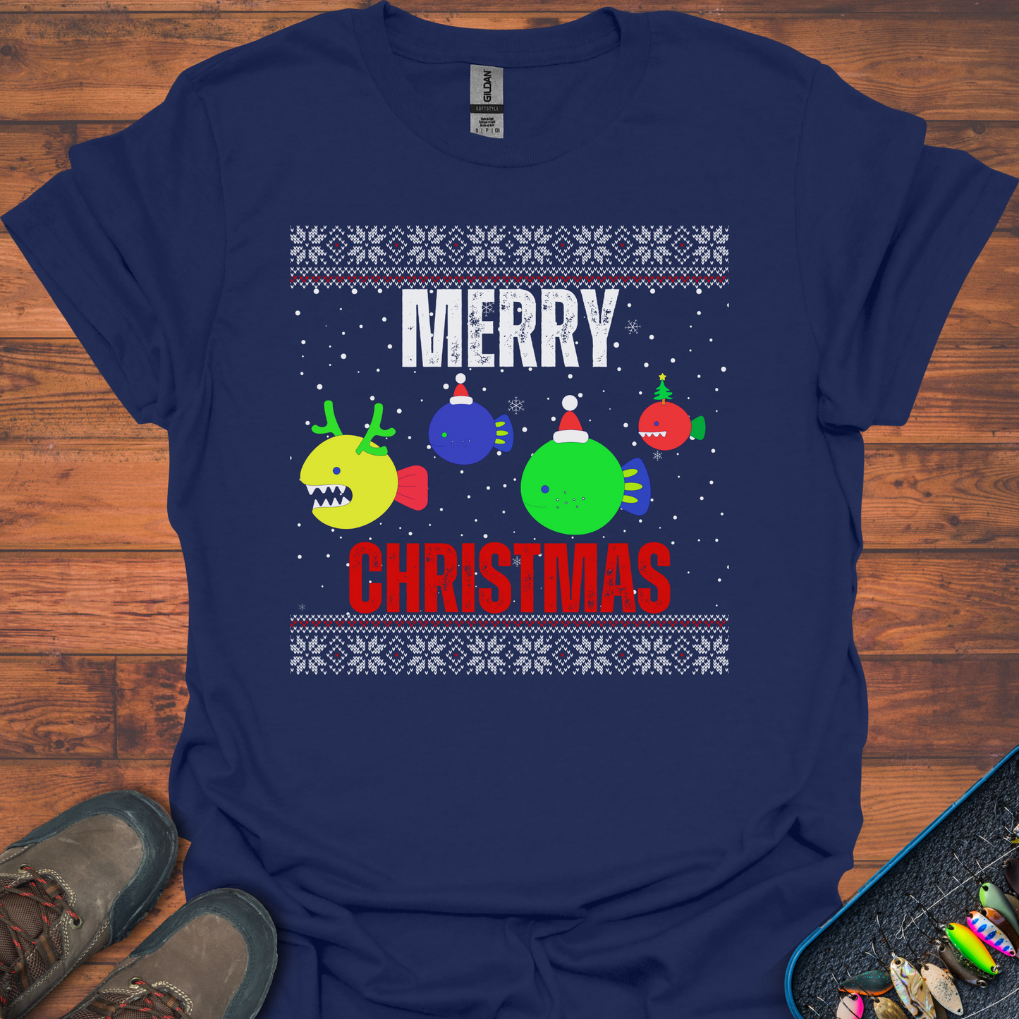 Merry Christmas Fish T-Shirt