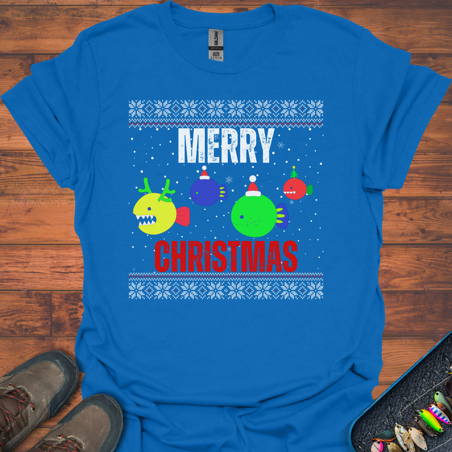 Merry Christmas Fish T-Shirt