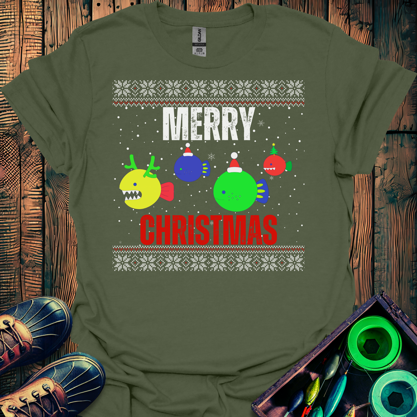 Merry Xmas Fish T-Shirt