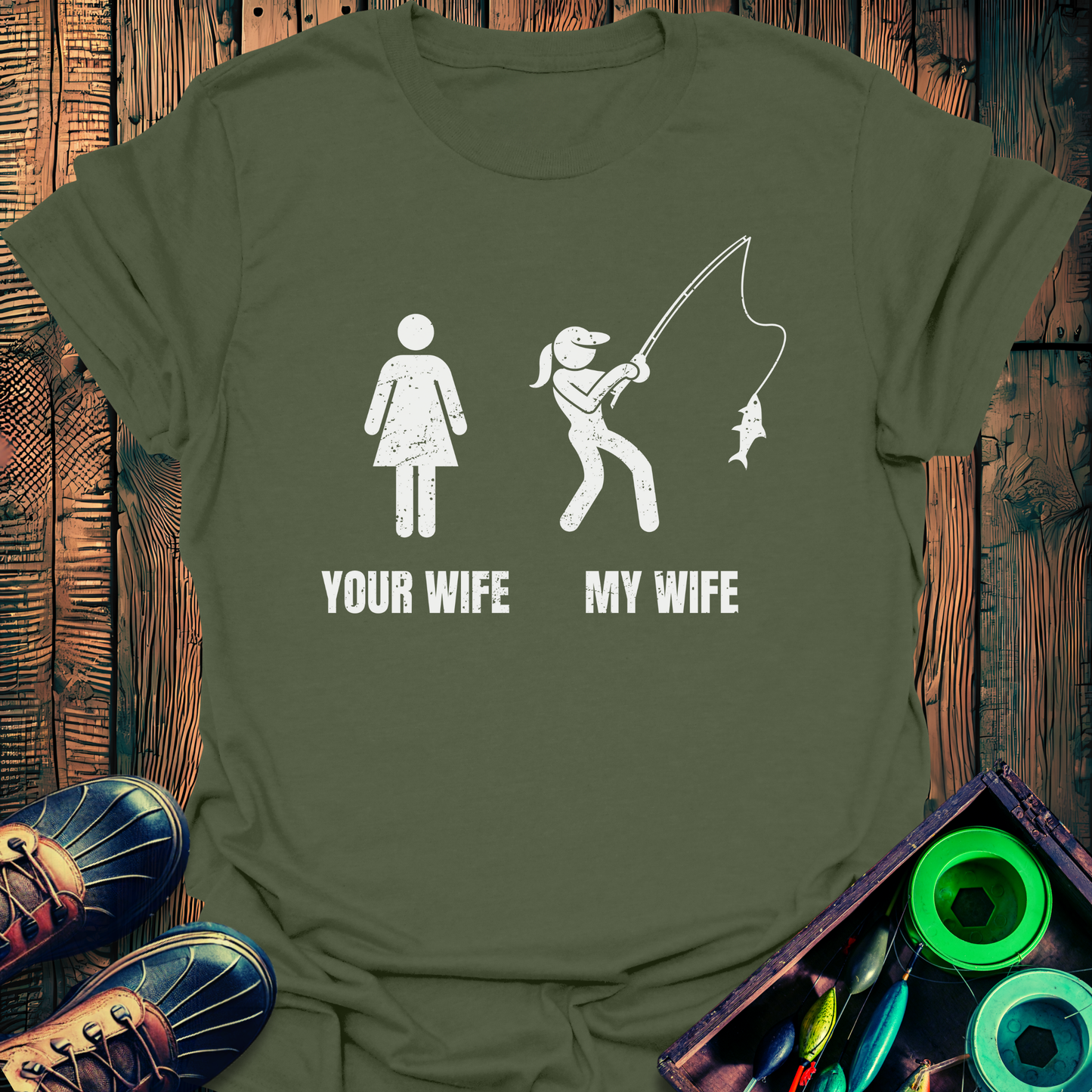 My Wife Fishing T-Shirt