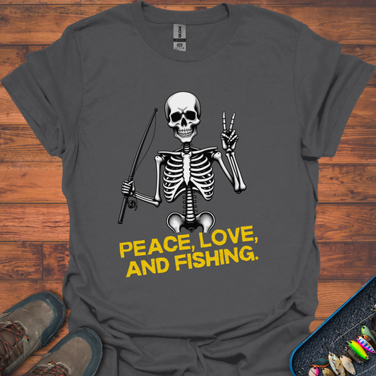 Peace, Love and Fishing T-Shirt