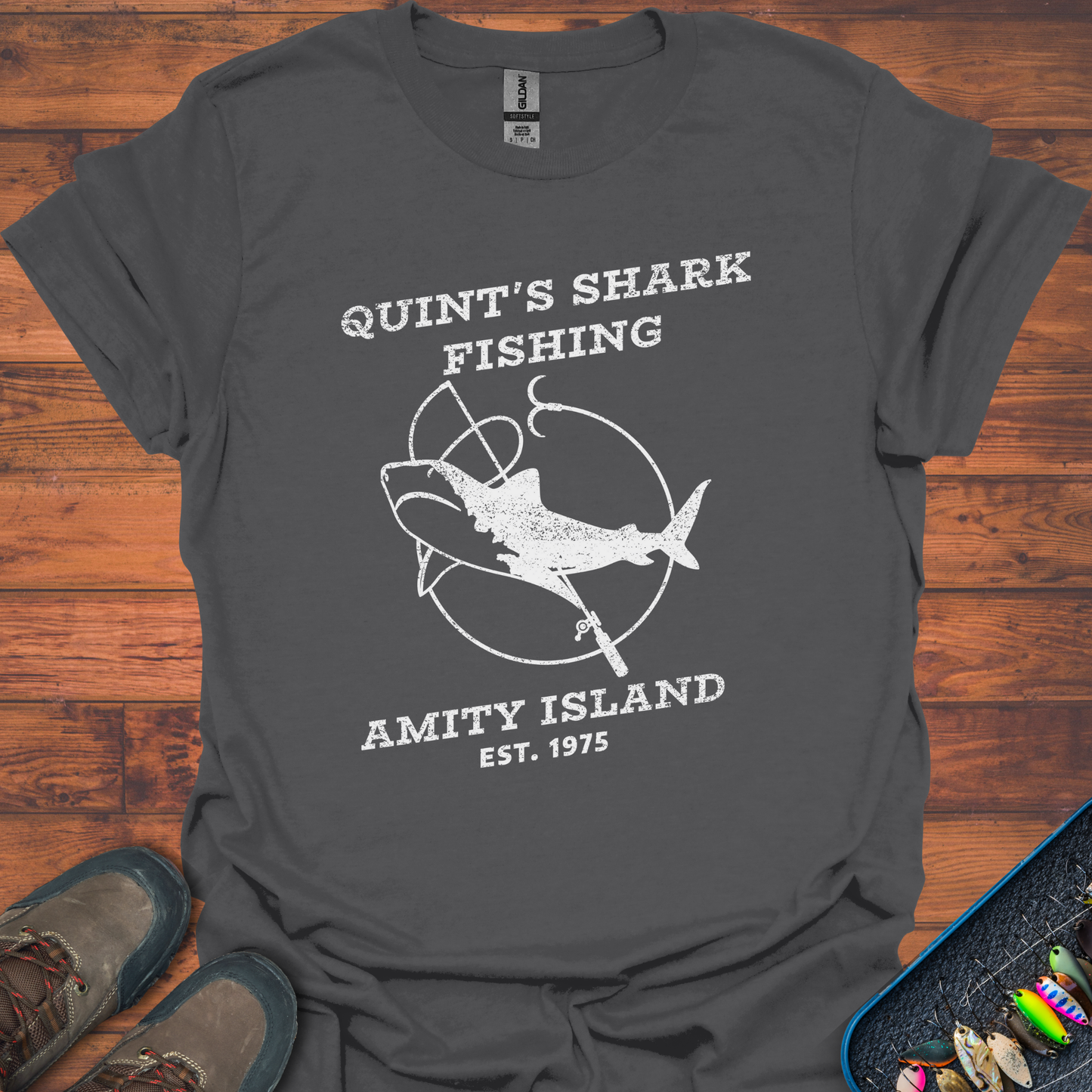 Quint's Shark Fishing T-Shirt