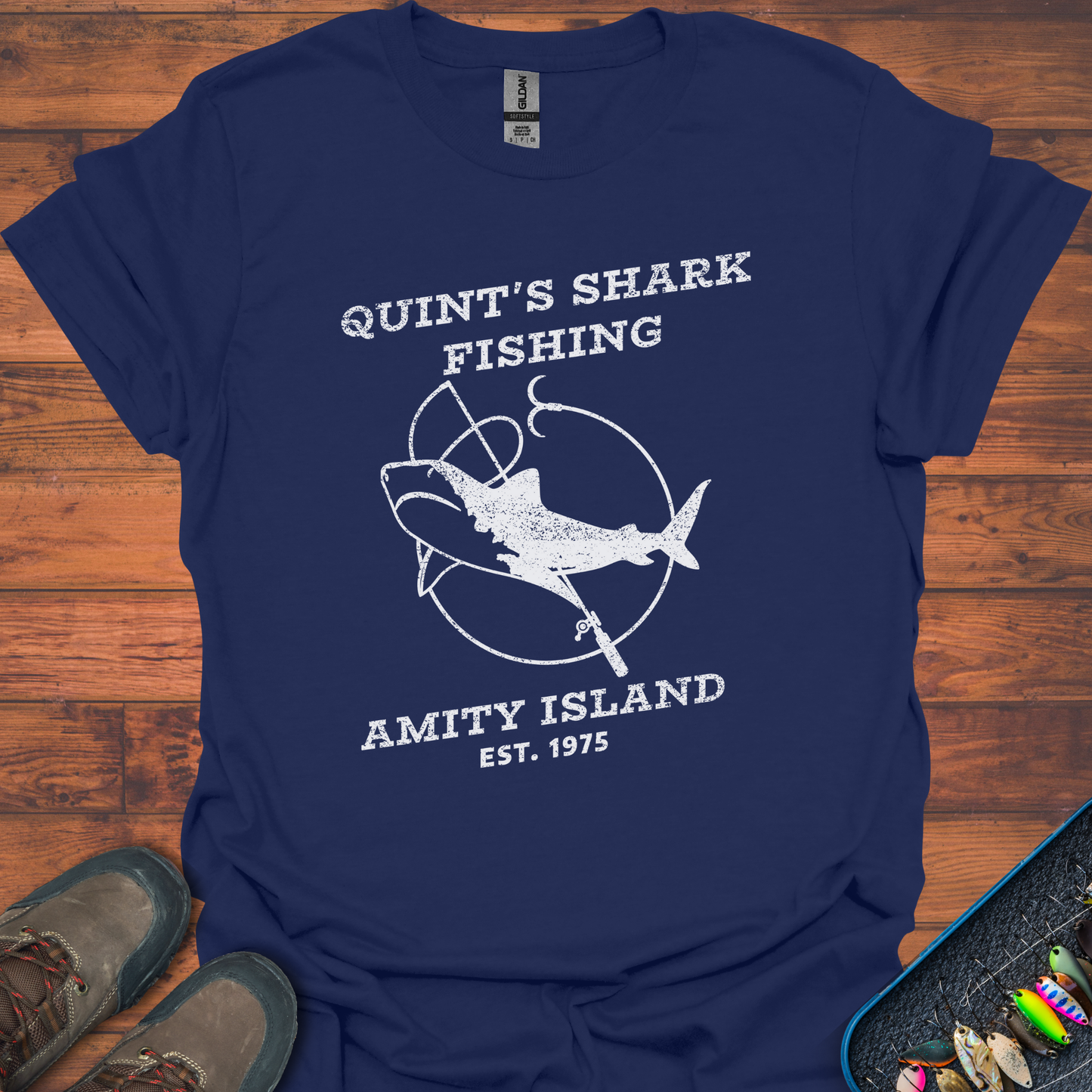 Quint's Shark Fishing T-Shirt