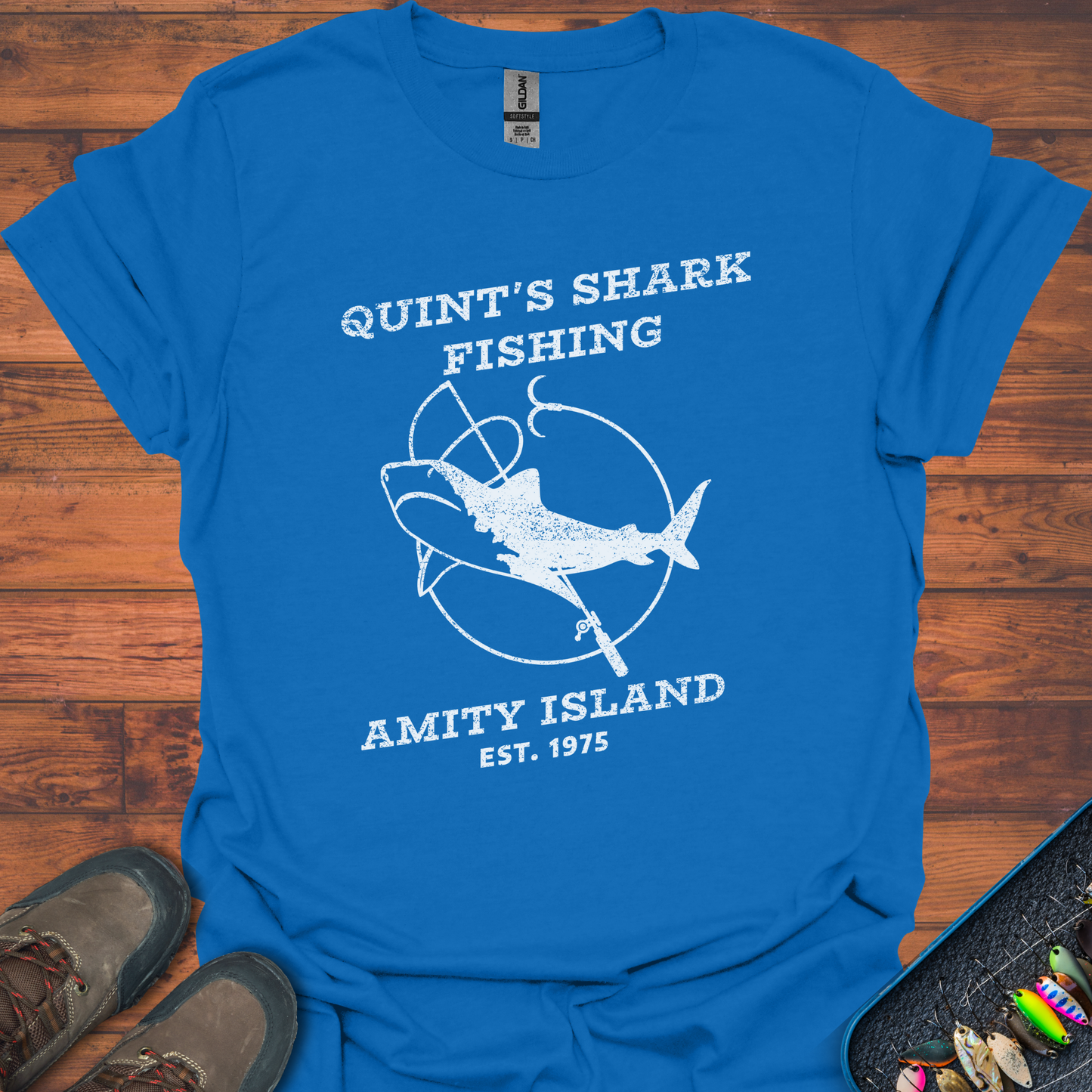 Quint's Shark Fishing T-Shirt