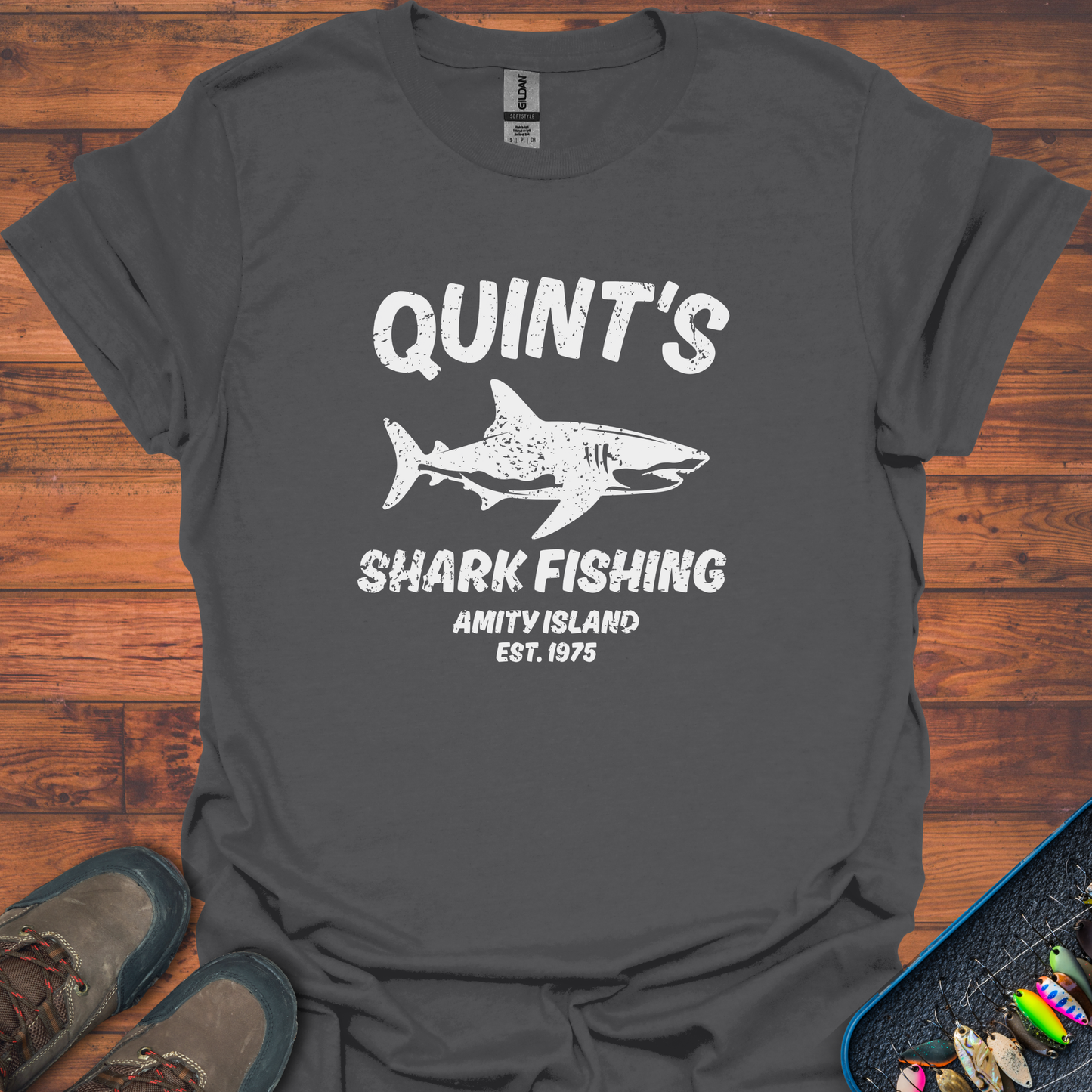 Quint's Shark Fishing T-Shirt