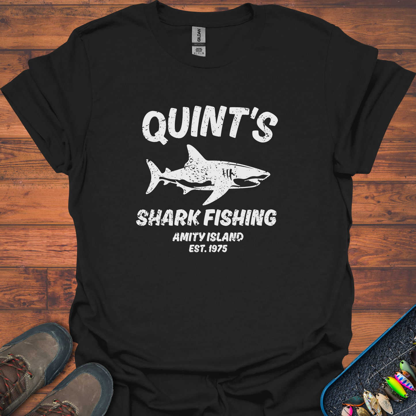 Quint's Shark Fishing T-Shirt