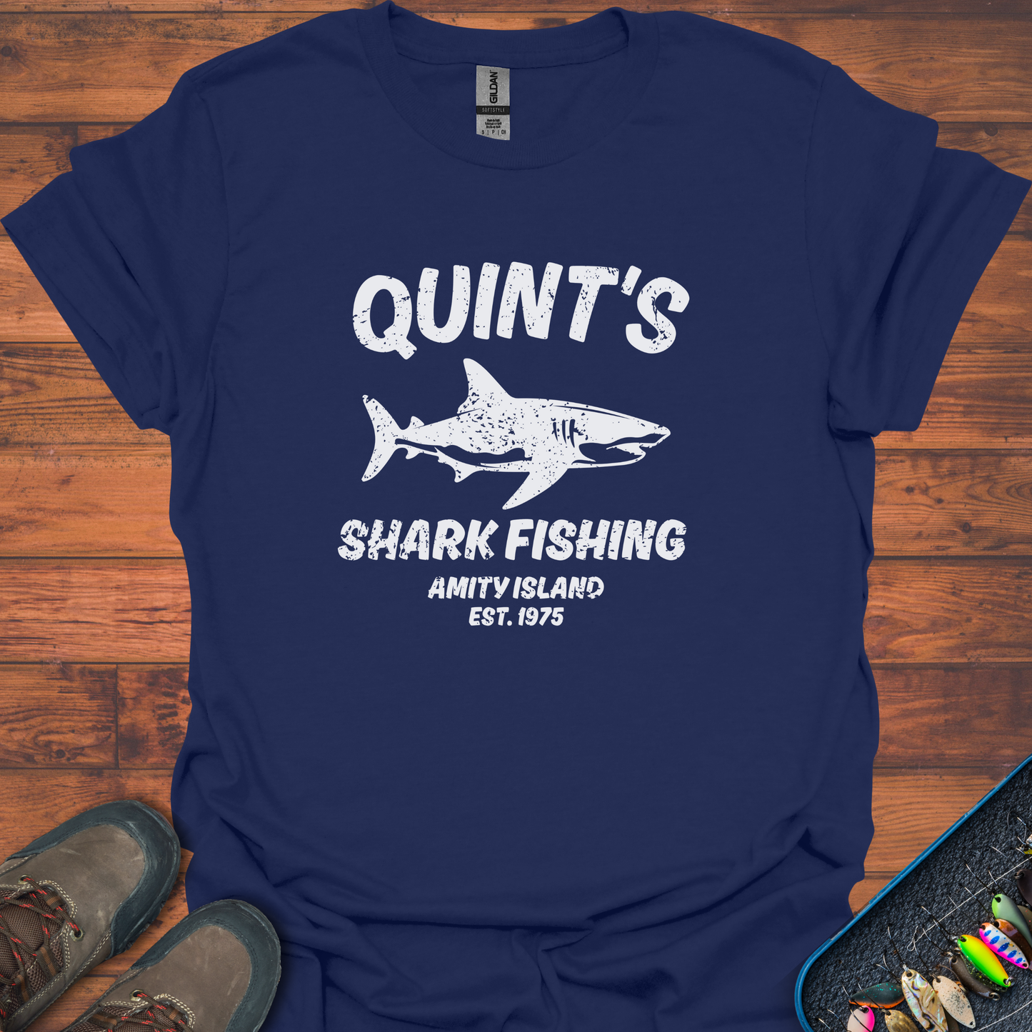 Quint's Shark Fishing T-Shirt