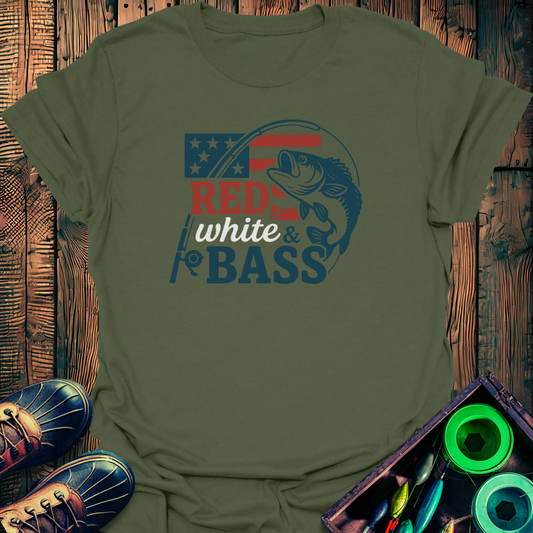 Red, White & Bass T-Shirt