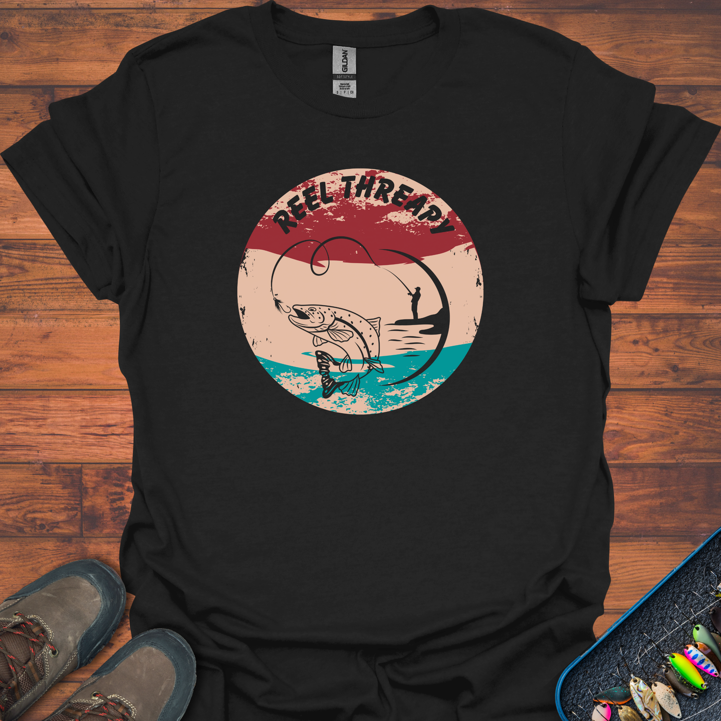 Reel Therapy Fishing T-Shirt