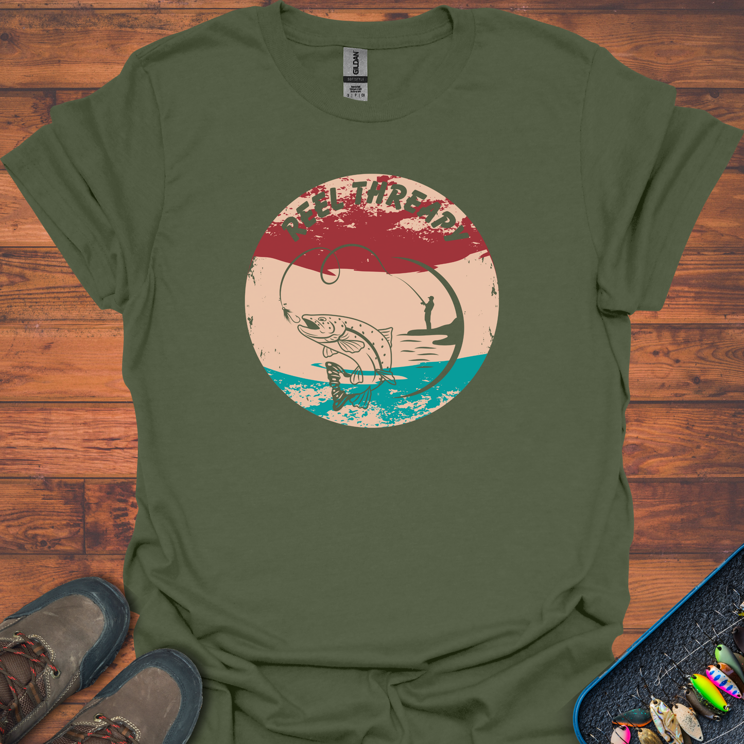 Reel Therapy Fishing T-Shirt