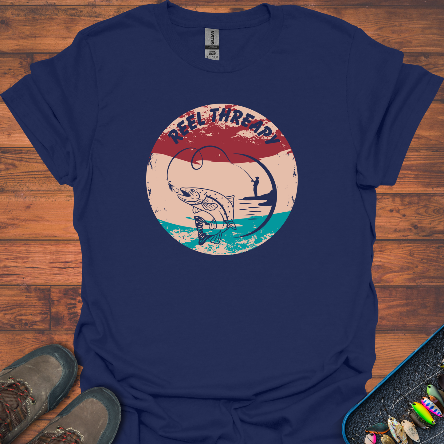 Reel Therapy Fishing T-Shirt