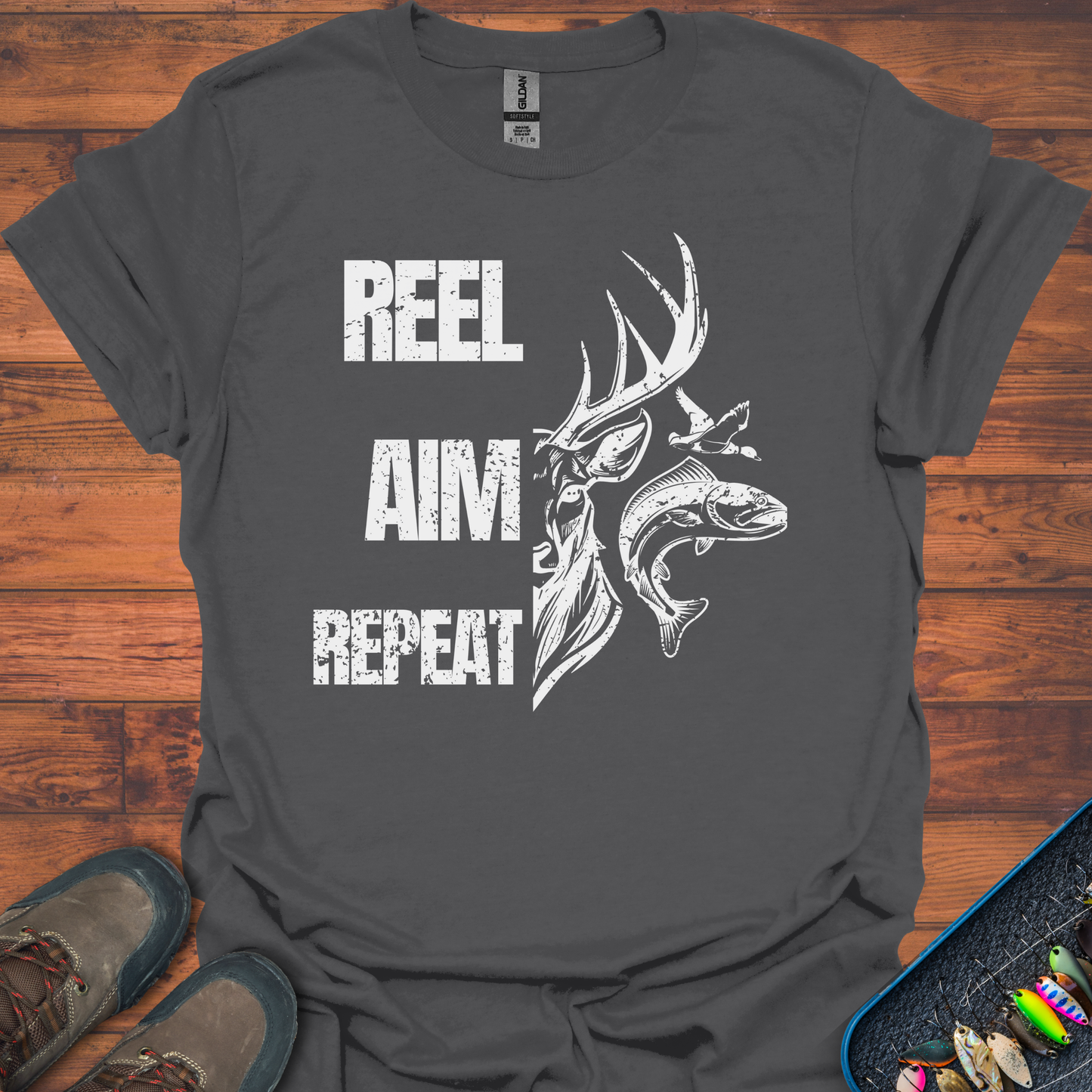 Reel, Aim, Repeat T-Shirt