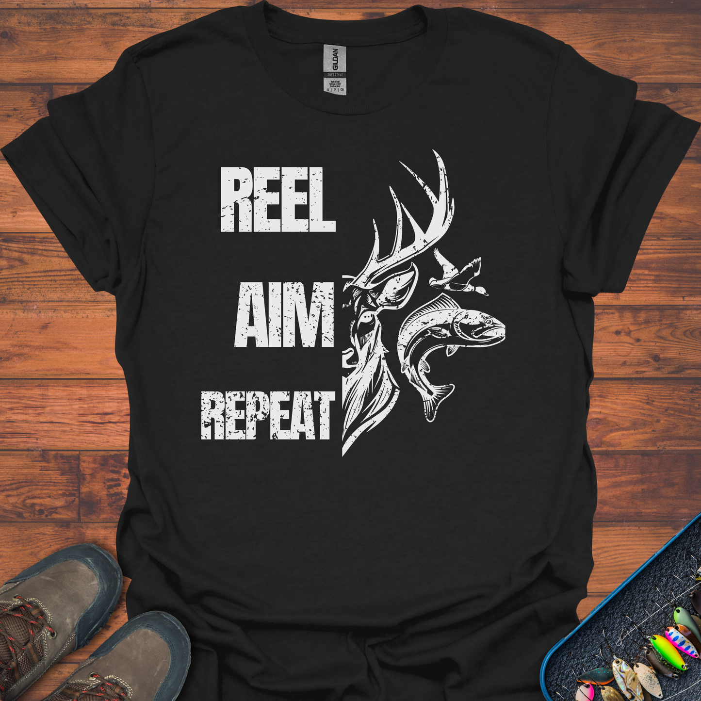 Reel, Aim, Repeat T-Shirt