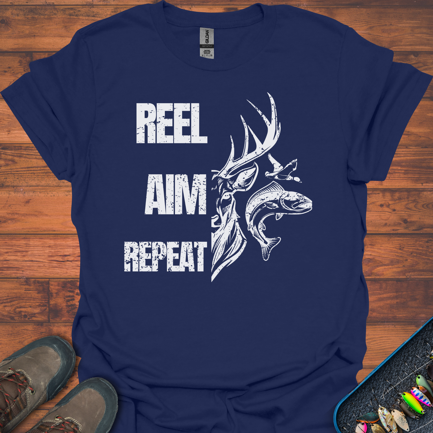 Reel, Aim, Repeat T-Shirt