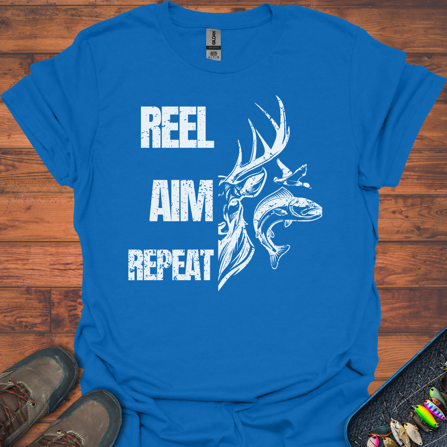 Reel, Aim, Repeat T-Shirt