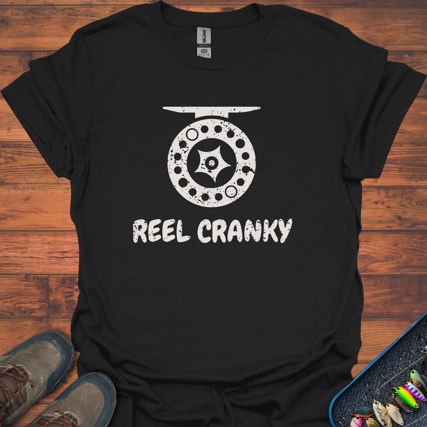 Reel_Cranky Fishing T-Shirt