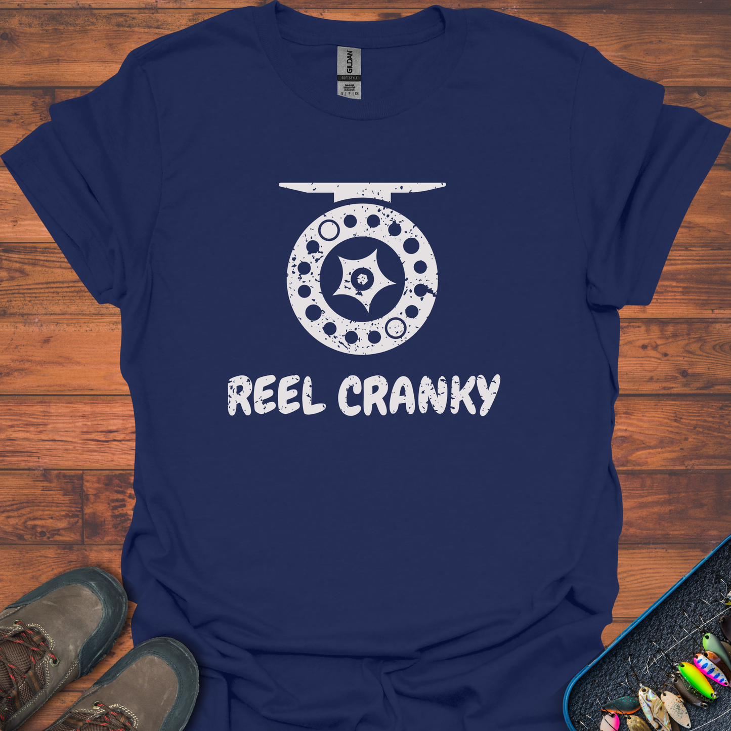 Reel_Cranky Fishing T-Shirt