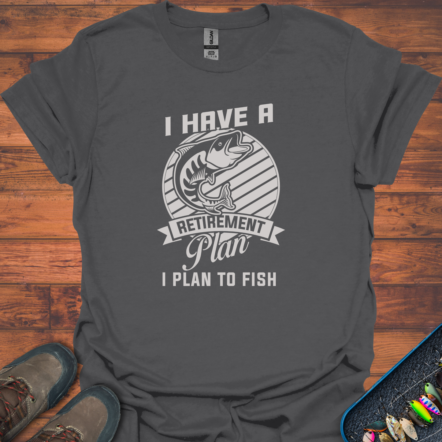 Retirement Plan Fishing T-Shirt