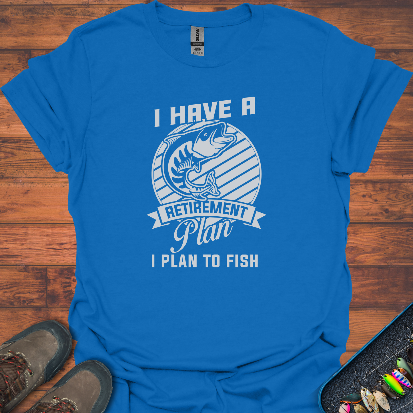 Retirement Plan Fishing T-Shirt