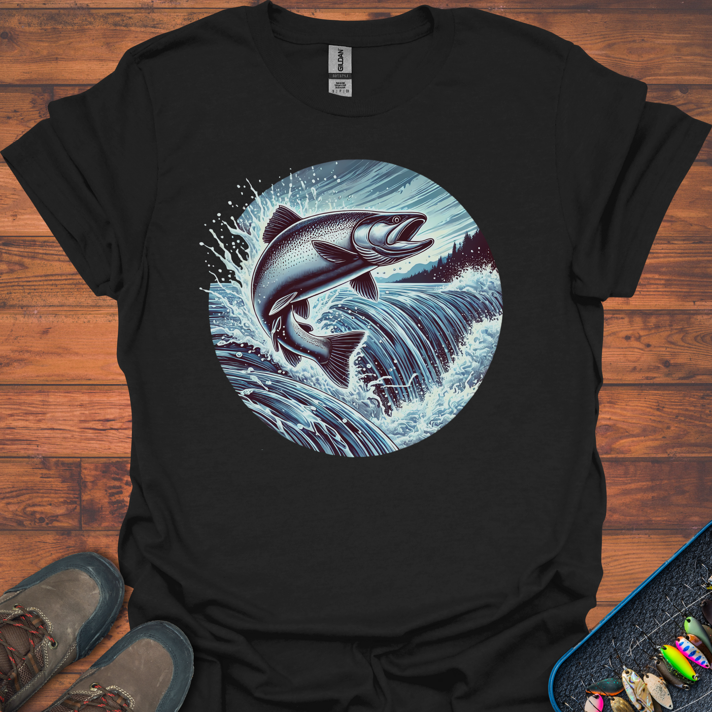 Salmon Surge T-Shirt