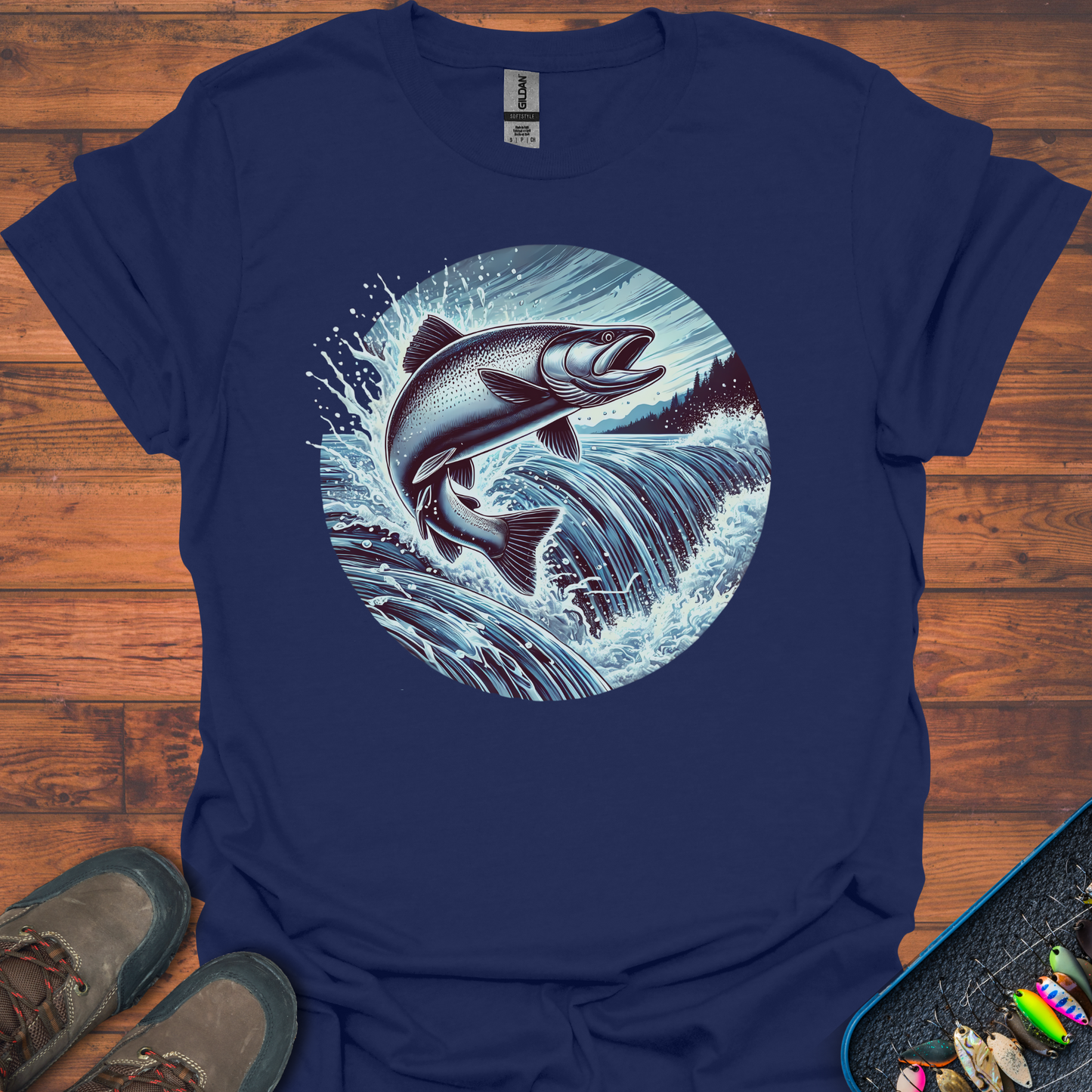 Salmon Surge T-Shirt