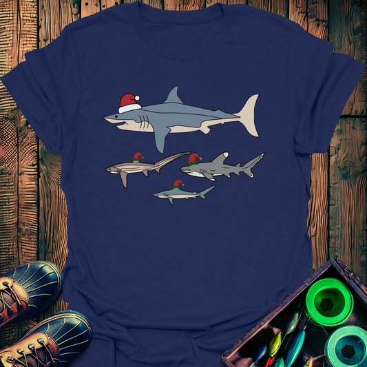 Santa Sharks T-Shirt