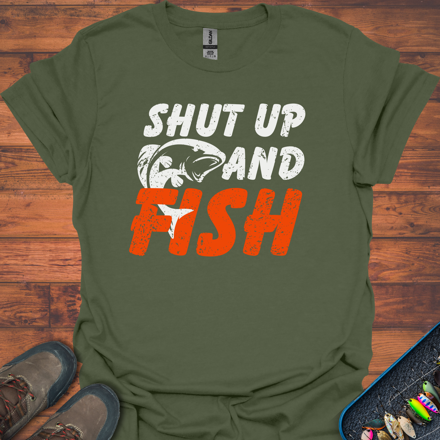 Shut Up And Fish T-Shirt