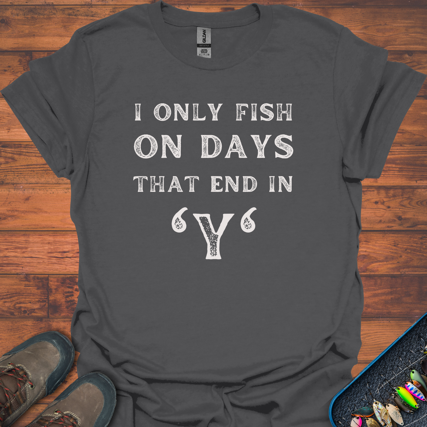 The Days I Fish On T-Shirt