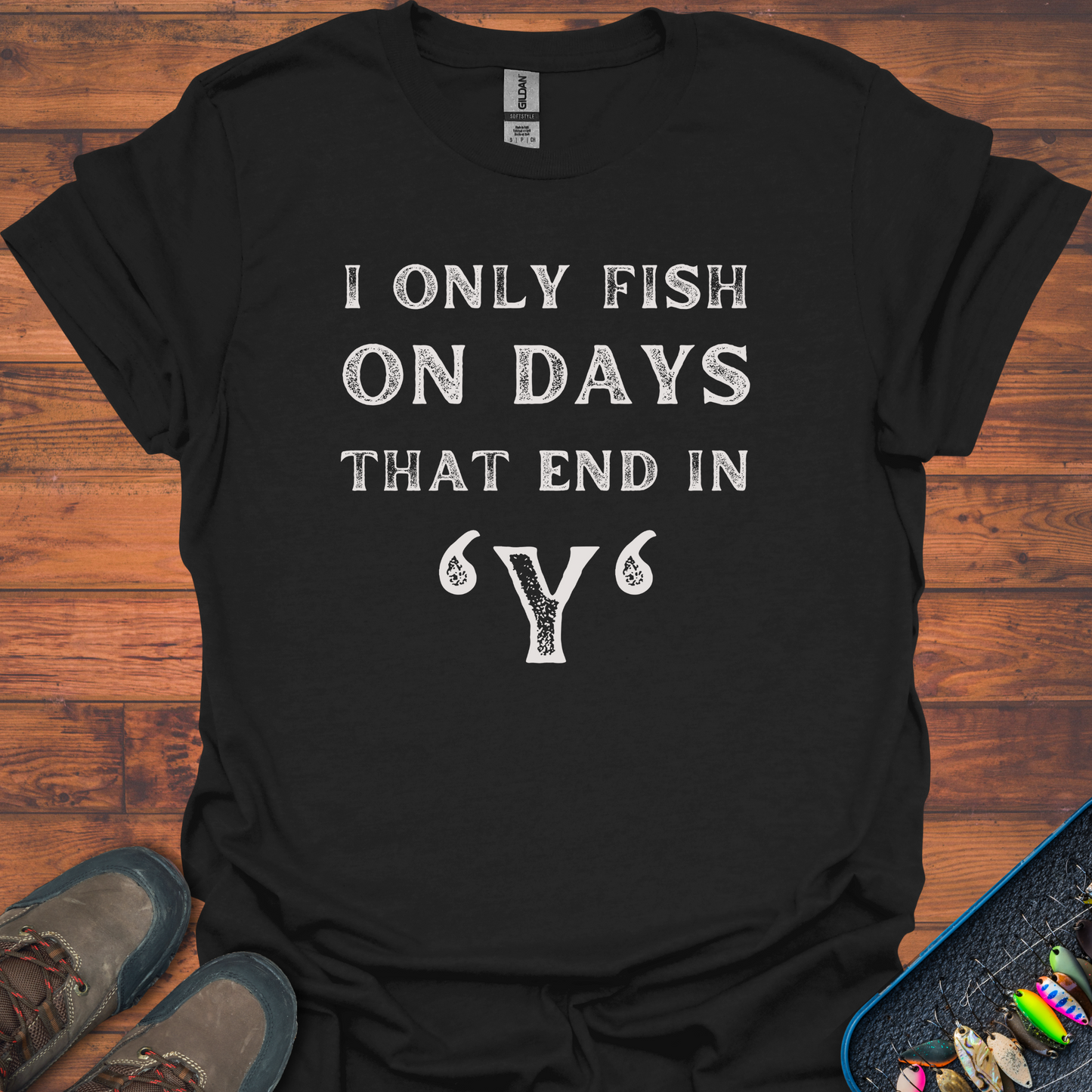 The Days I Fish On T-Shirt