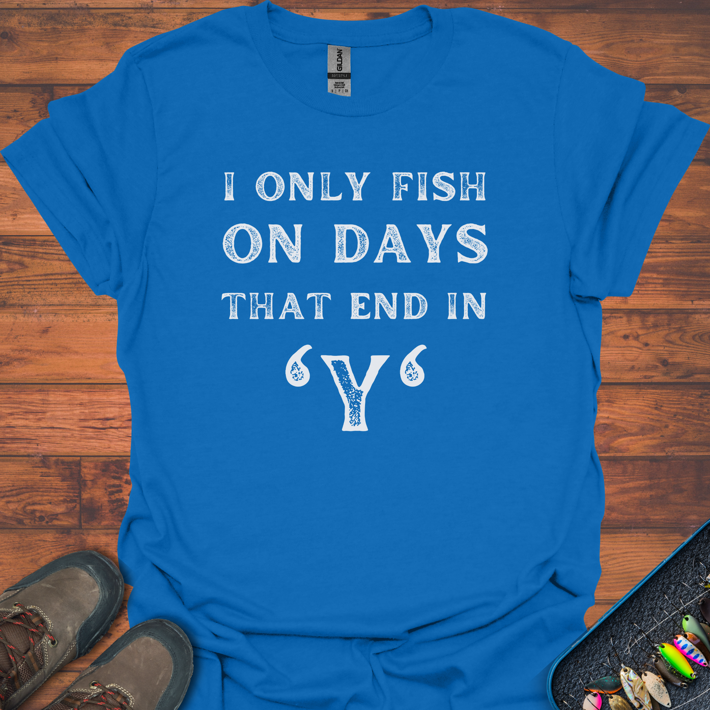 The Days I Fish On T-Shirt