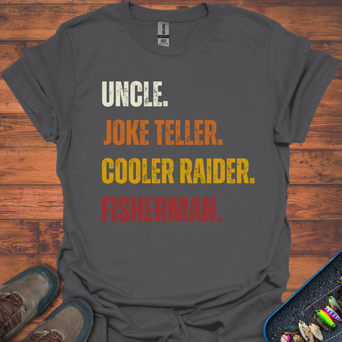 Uncle, Joke Teller, Fisherman T-Shirt