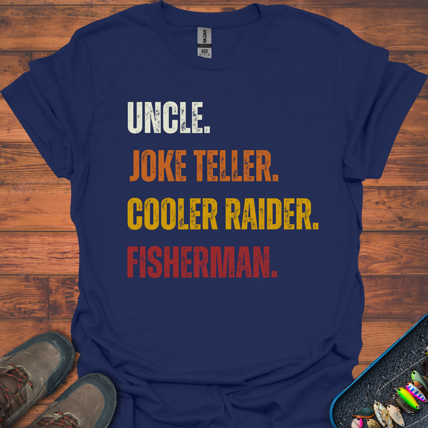 Uncle, Joke Teller, Fisherman T-Shirt