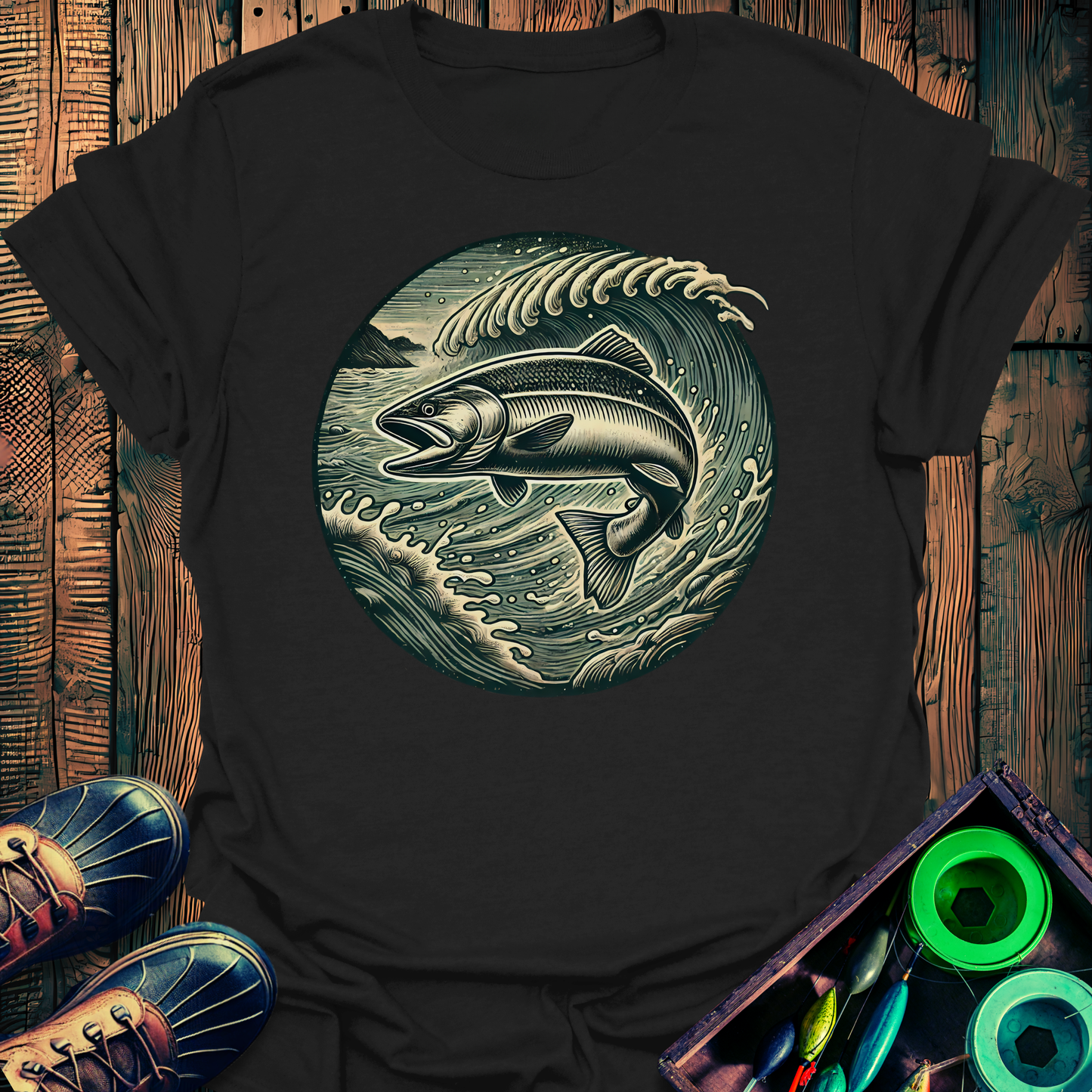 Vintage Salmon T-Shirt