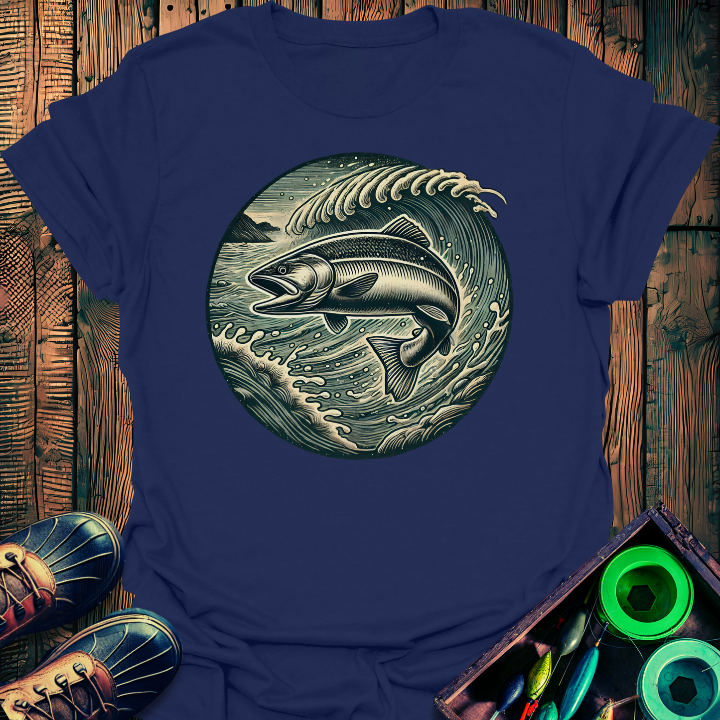 Vintage Salmon T-Shirt