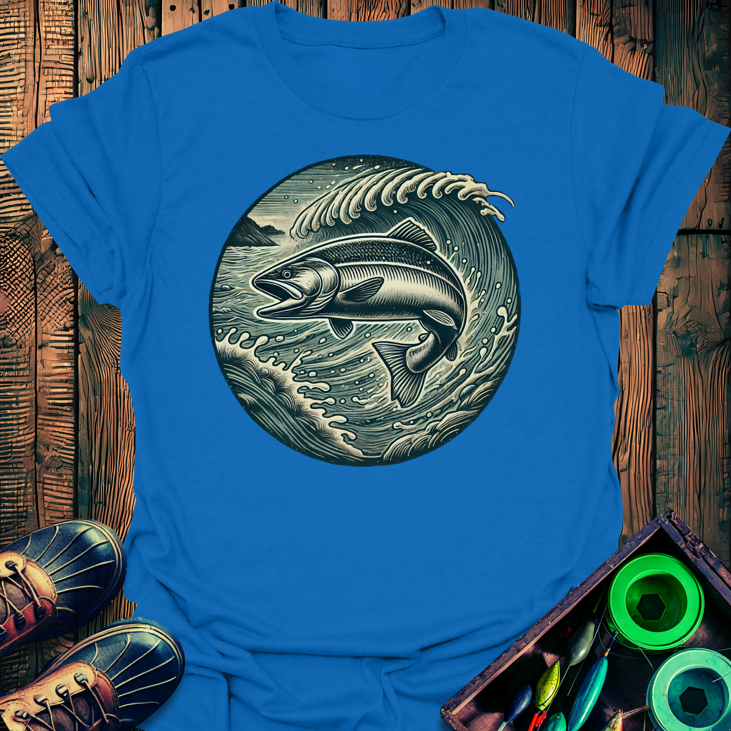 Vintage Salmon T-Shirt